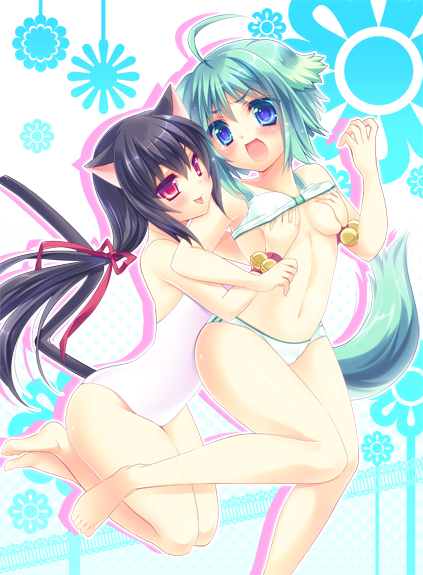 eclair martinozzi and noir vinocacao (dog days) drawn by sanom