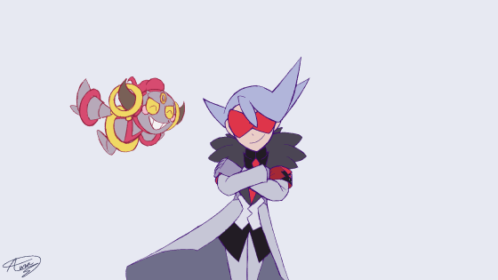 hoopa and lear (pokemon and 1 more) drawn by kththeartist