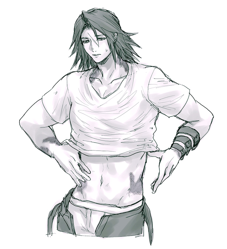 squall leonhart (final fantasy and 3 more) drawn by soo_(sr00a2ht)