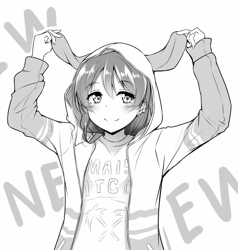 sonoda umi (love live! and 2 more) drawn by yopparai_oni