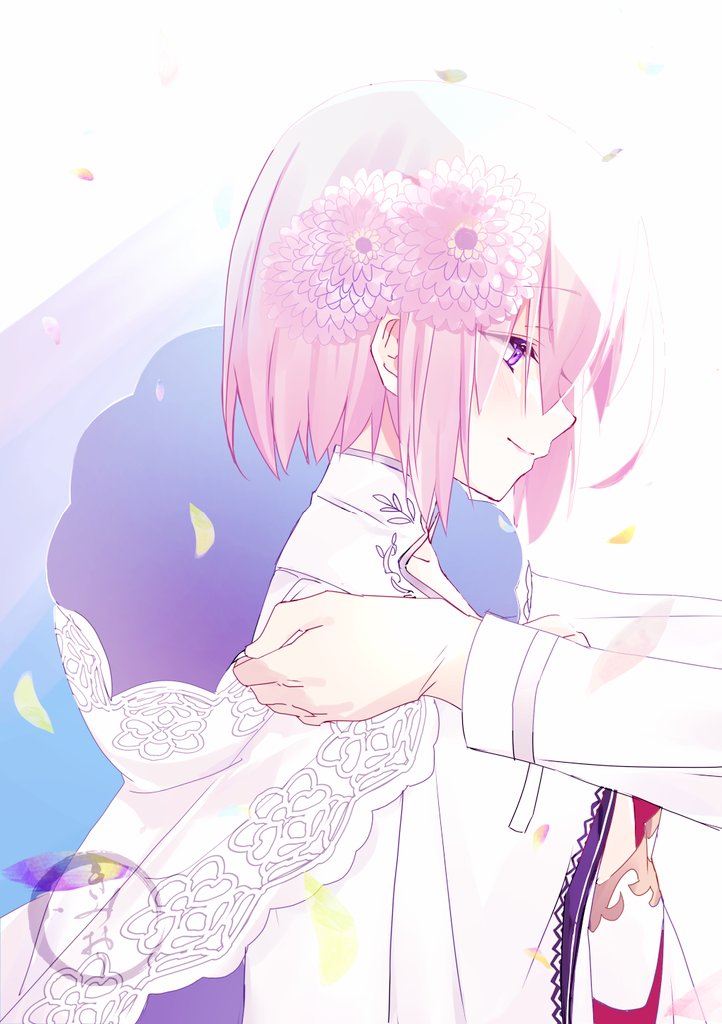 mash kyrielight (fate and 1 more) drawn by kimiori_(yuapple241)