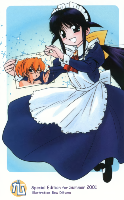 andou mahoro and misato suguru (mahoromatic) drawn by ditama_bow