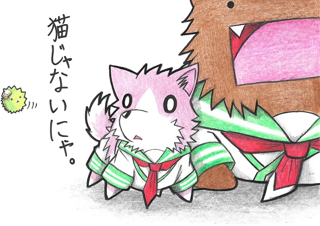 admiral, kuma, non-human admiral, and tama (kantai collection) drawn by neko_kyo