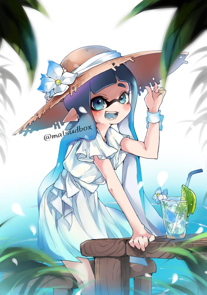 inkling player character and inkling girl (splatoon) drawn by matsushita_(matsudbox)