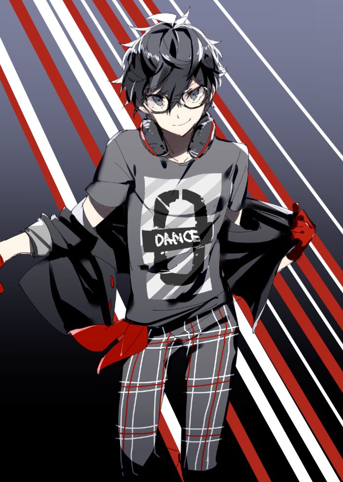 amamiya ren (persona and 3 more) drawn by mintseizin
