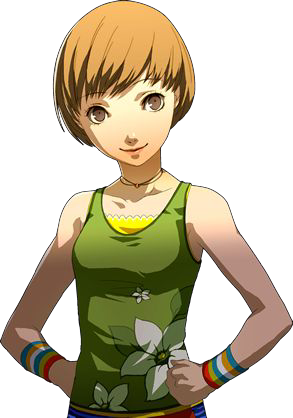 satonaka chie (persona and 1 more) drawn by soejima_shigenori