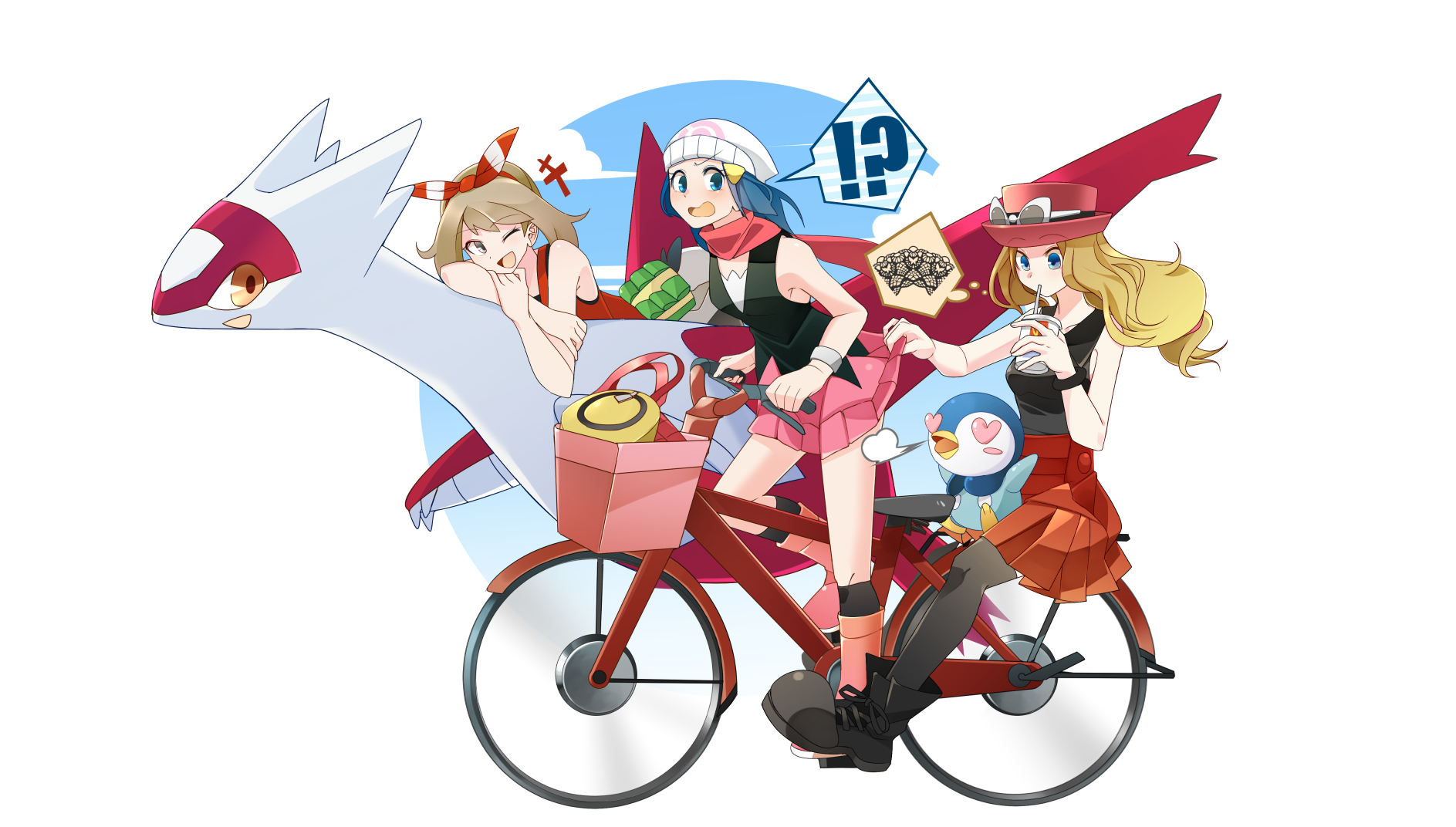 Dawn May Serena Piplup And Latias Pokemon And 4 More Drawn By Total9 Danbooru