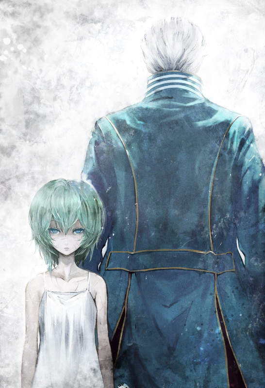 izayoi sakuya and vergil (touhou and 2 more) drawn by banpai_akira