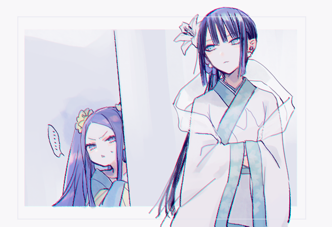 wu zetian and jing ke (fate and 1 more) drawn by katagiri_(mighty_swing)