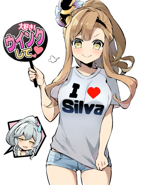 silva and tweyen (granblue fantasy) drawn by miyashirorin