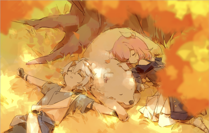 cyrene and phainon (honkai and 1 more) drawn by lavita42