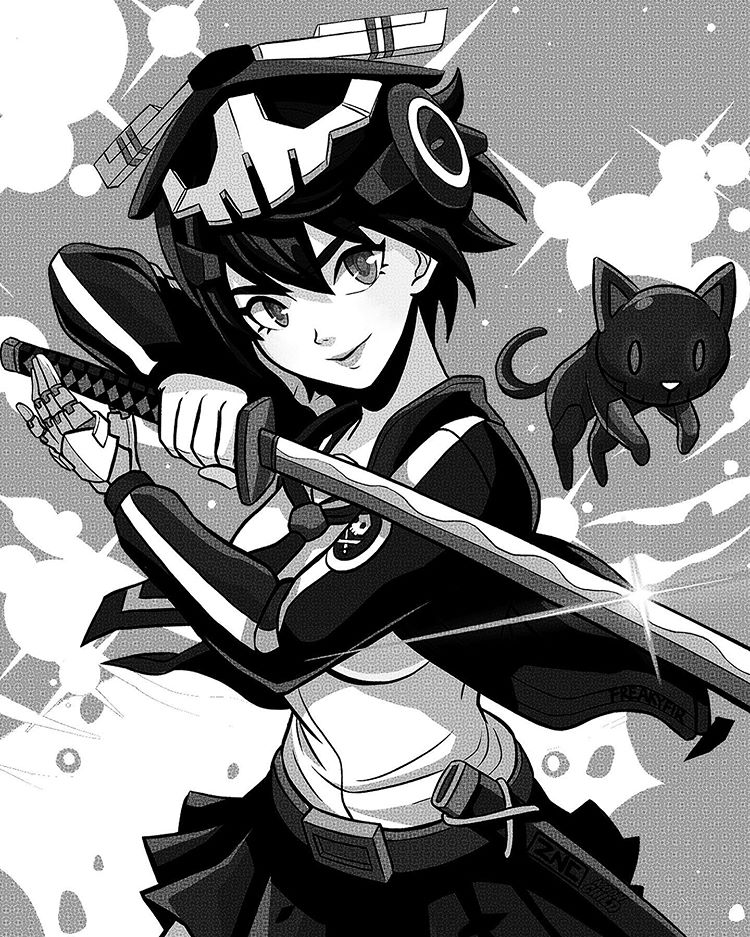mariko (original) drawn by anacathie