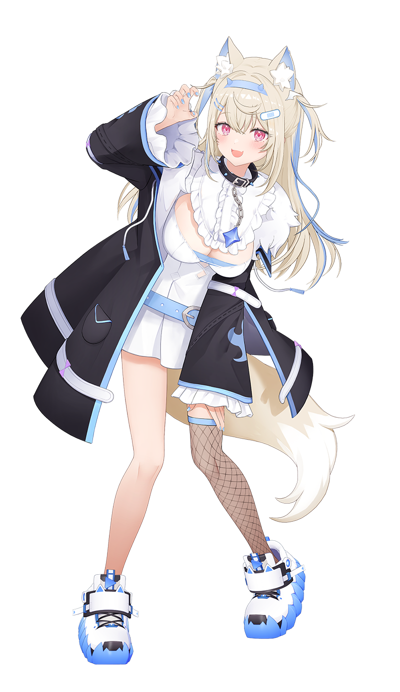 fuwawa abyssgard (hololive and 1 more) drawn by shiba_tsukune_(artist)