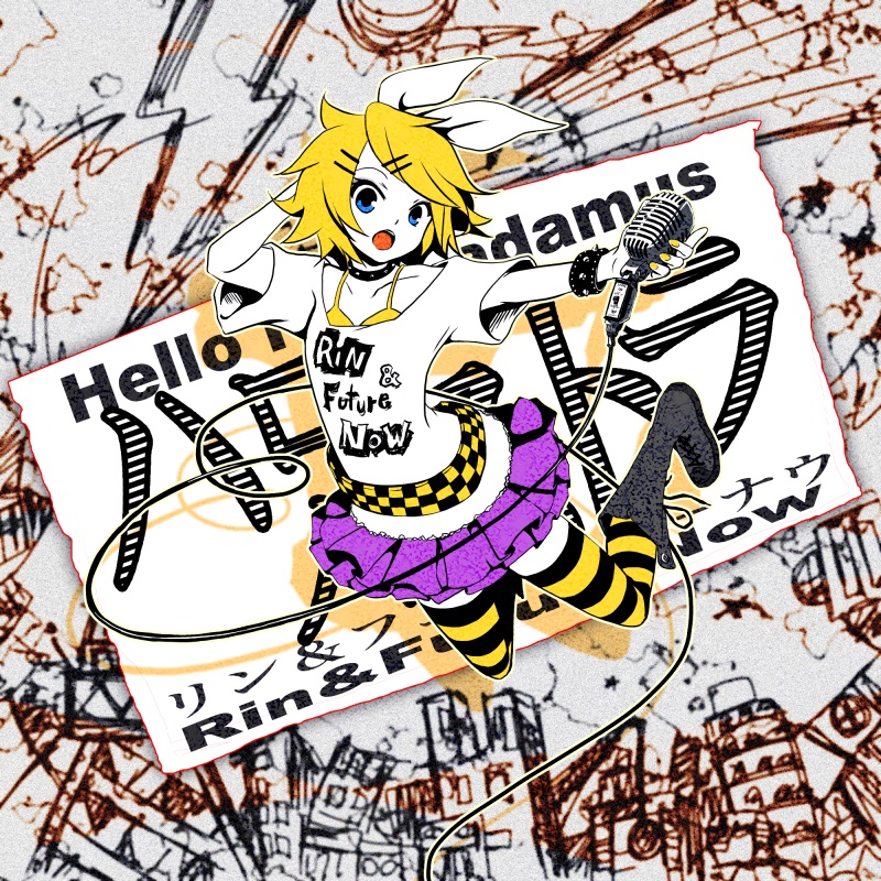 kagamine rin (vocaloid and 1 more) drawn by tomsan