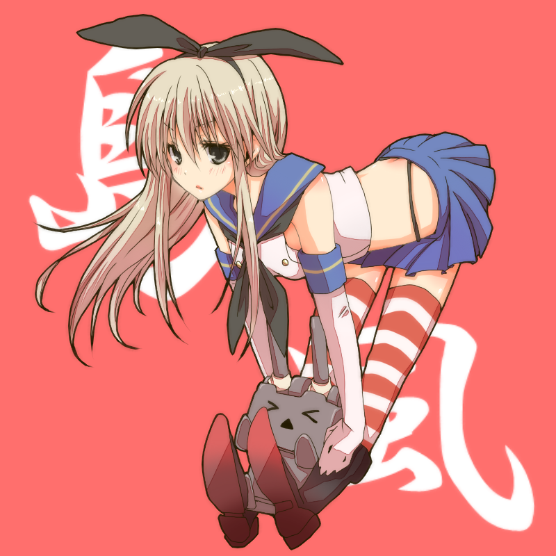 shimakaze and rensouhou-chan (kantai collection) drawn by kazu_(k_z_y)