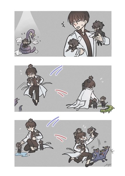 kim dokja and yoo joonghyuk (omniscient reader's viewpoint) drawn by mikoyuki