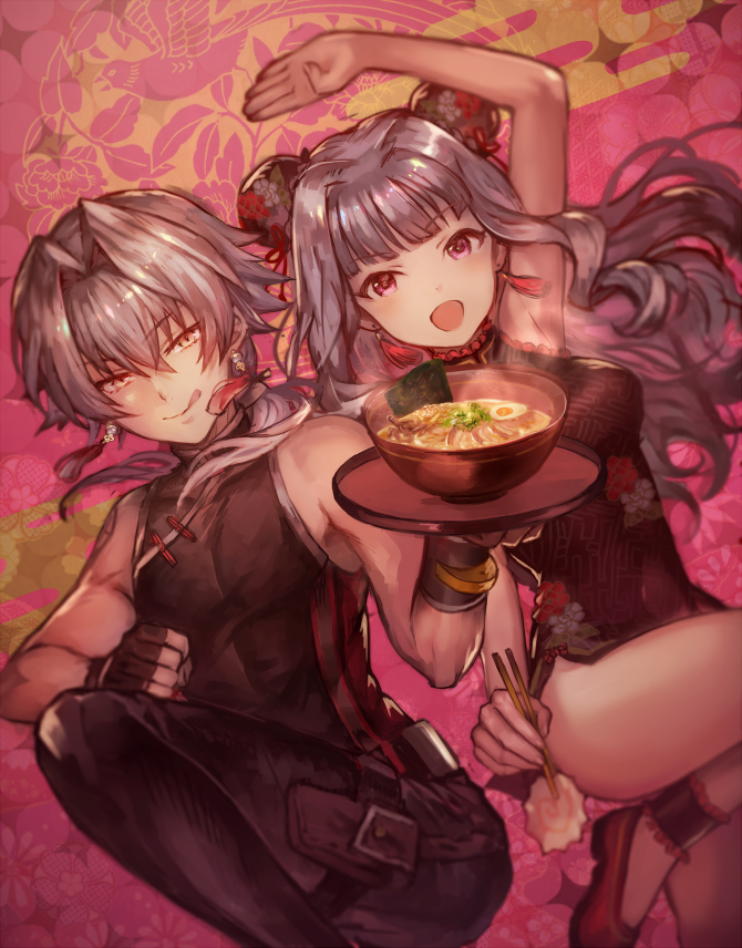 shijou takane and kizaki ren (idolmaster and 1 more) drawn by shigaraki_(strobe_blue)