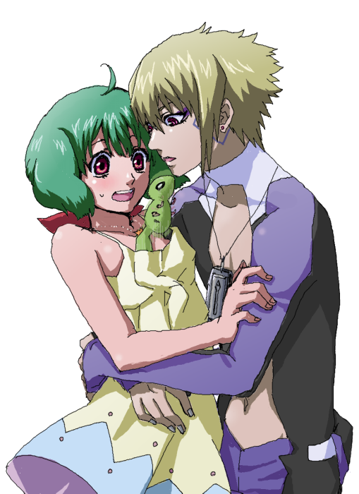 ranka lee, brera sterne, ai-kun, and vajra (macross and 1 more) drawn by cero_(cerocero)