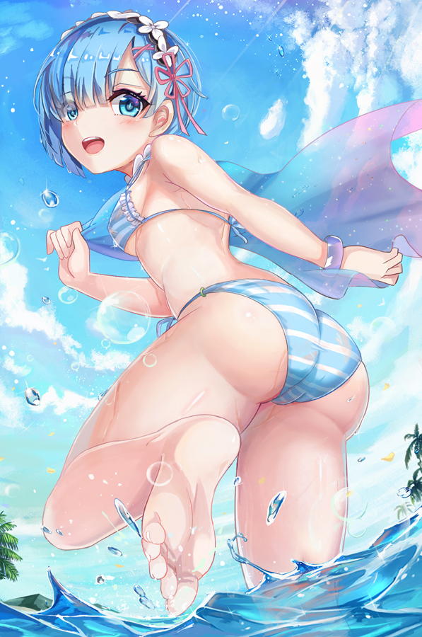 rem (re:zero kara hajimeru isekai seikatsu) drawn by l.bou