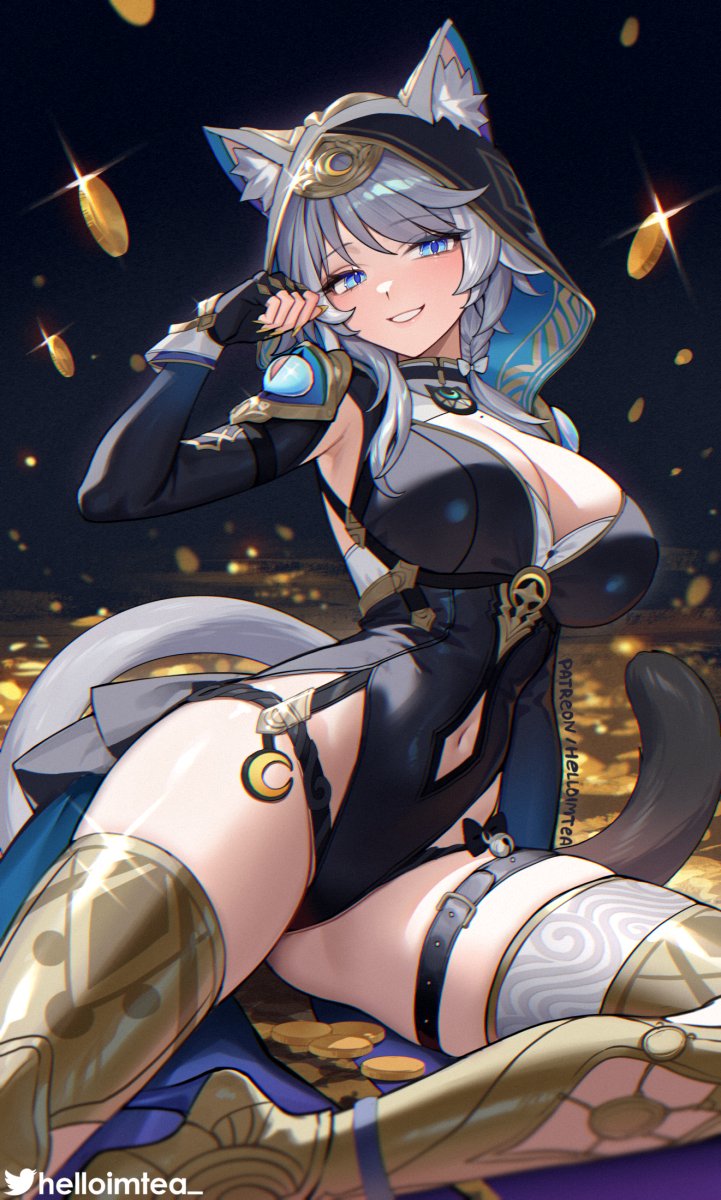 cipher (honkai and 1 more) drawn by helloimtea
