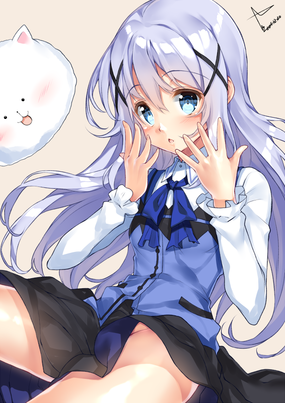 kafuu chino and tippy (gochuumon wa usagi desu ka?) drawn by yappen
