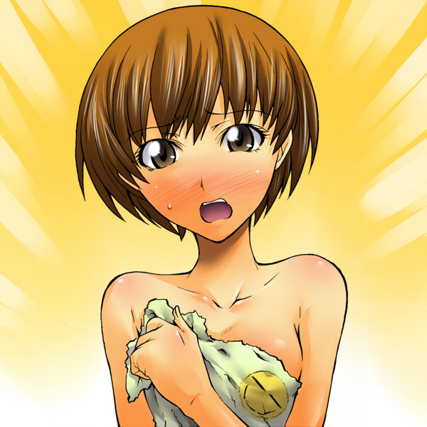 satonaka chie (persona and 1 more) drawn by segami_daisuke