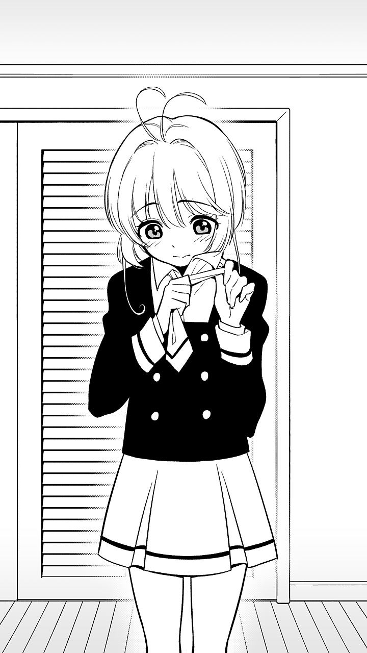 kinomoto sakura (cardcaptor sakura and 1 more) drawn by ukokkei