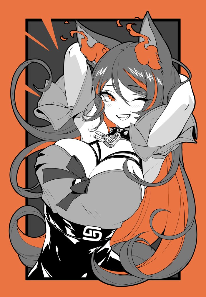 sinder (indie virtual youtuber and 1 more) drawn by nanoless