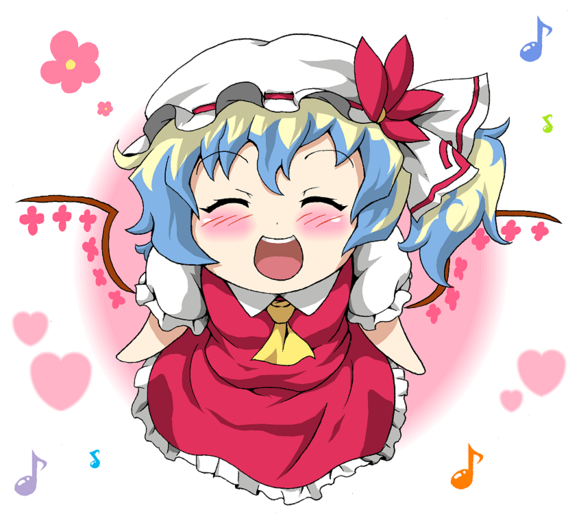 flandre scarlet and nia teppelin (touhou and 1 more) drawn by konton_nabe