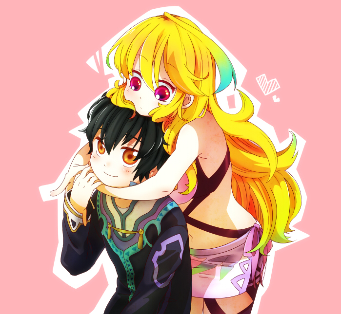 milla maxwell and jude mathis (tales of and 1 more) drawn by cheeseko