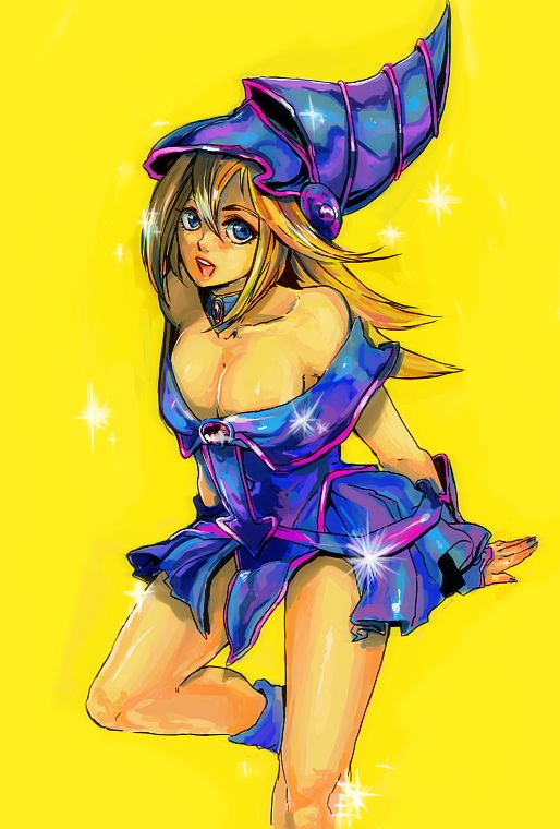 dark magician girl (yu-gi-oh!) drawn by picoheads