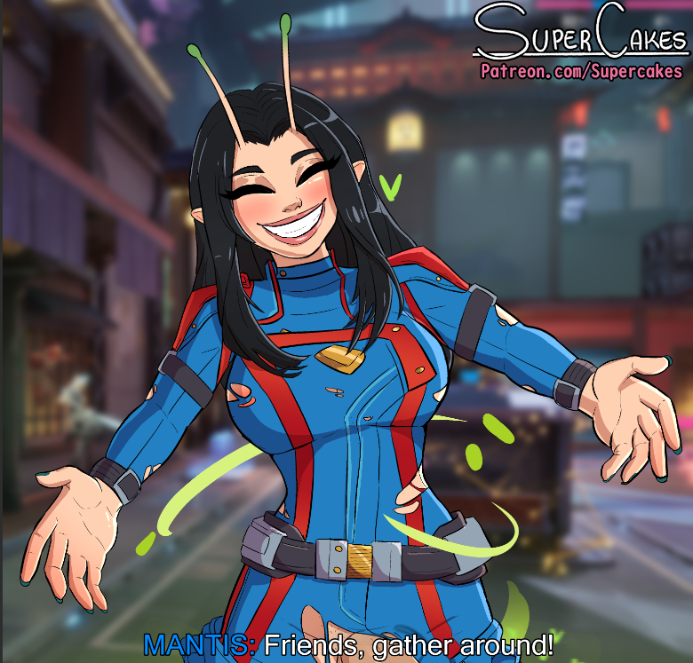 mantis (marvel and 2 more) drawn by supercakes