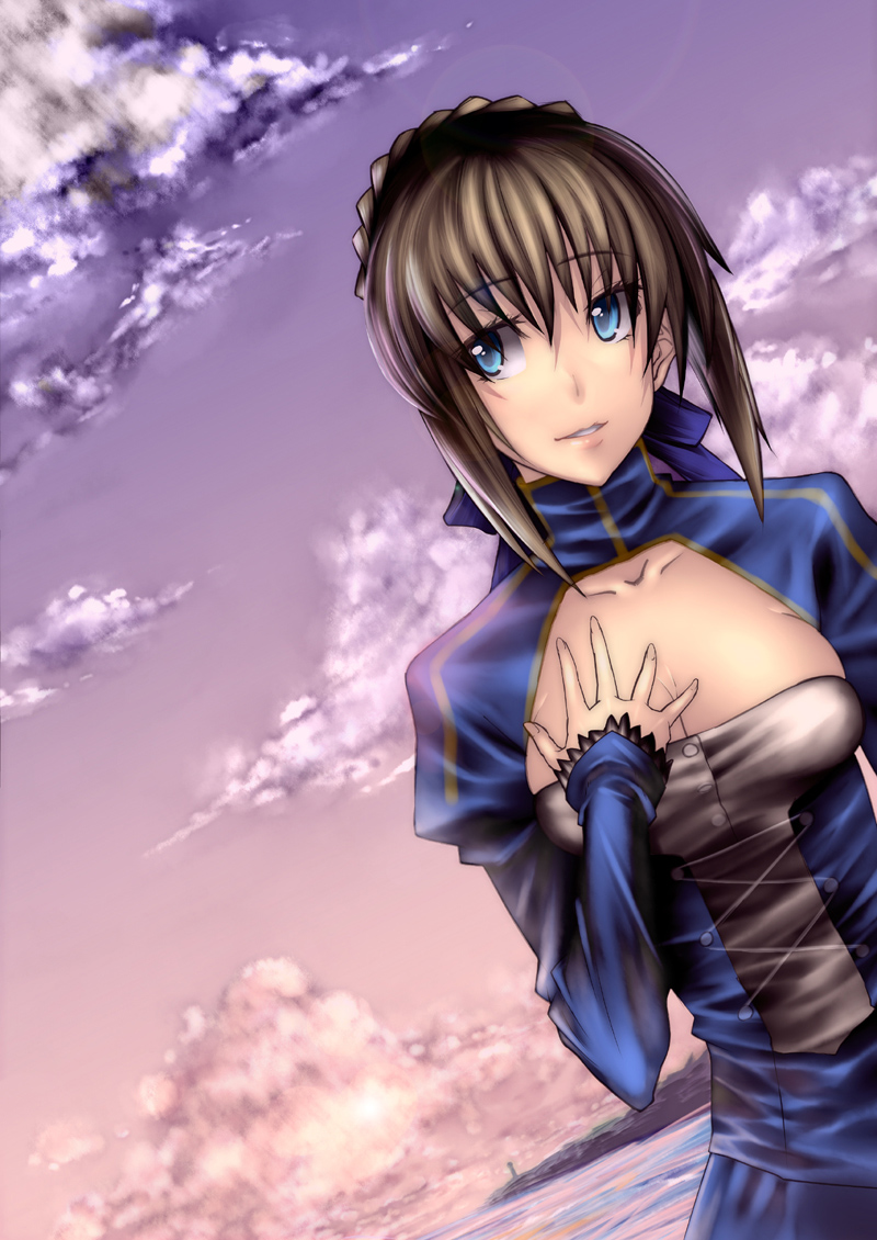 artoria pendragon and saber (fate and 1 more) drawn by tobimaru