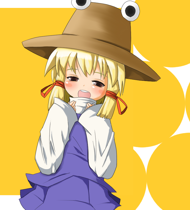 moriya suwako and pyonta (touhou) drawn by takuan_(totokaka)