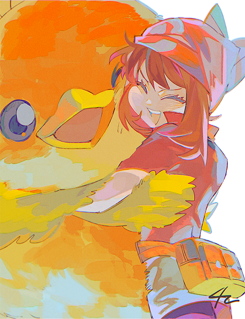 may and torchic (pokemon and 1 more) drawn by senzzang