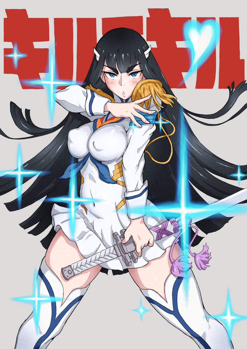 kiryuuin satsuki and junketsu (kill la kill) drawn by rsk_(fggg2888)
