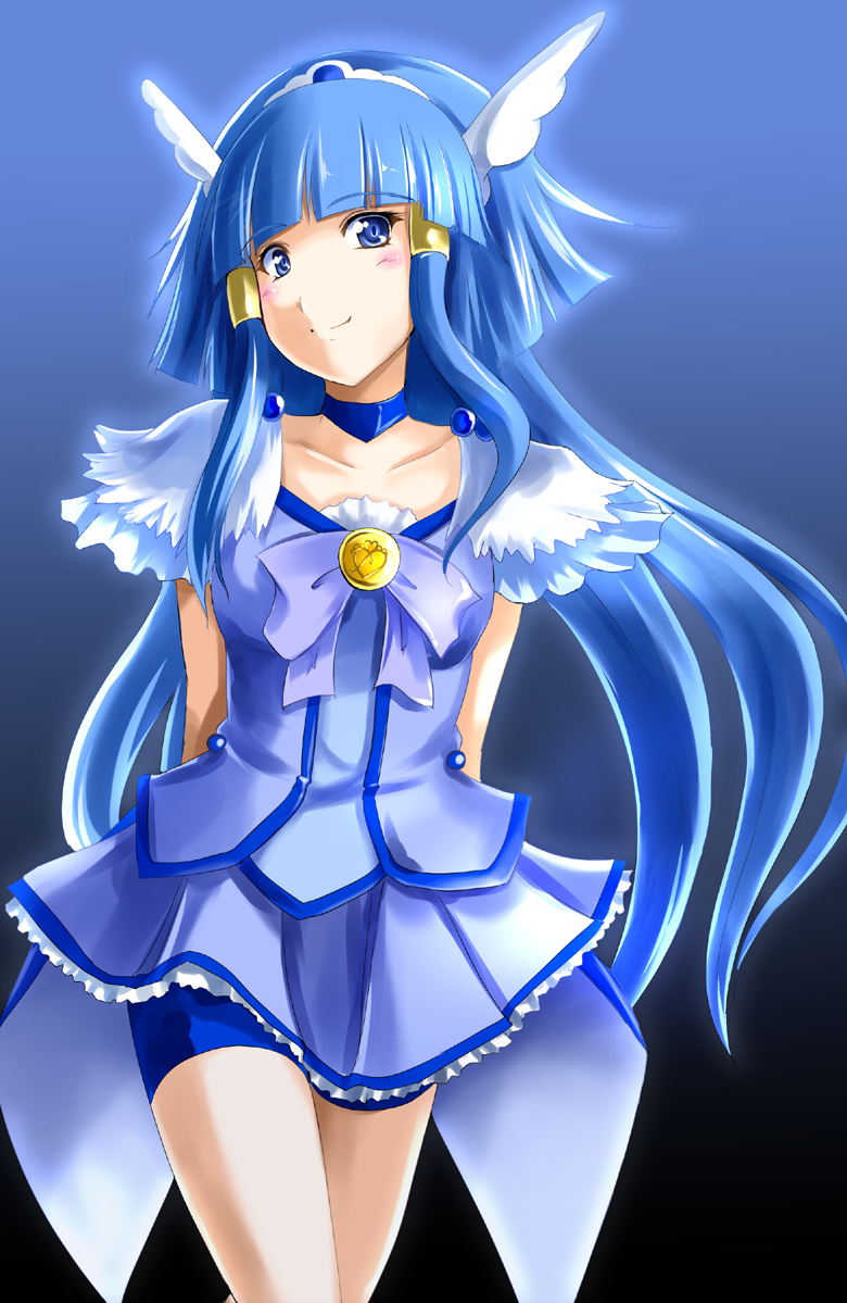 aoki reika and cure beauty (precure and 1 more) drawn by c-wing
