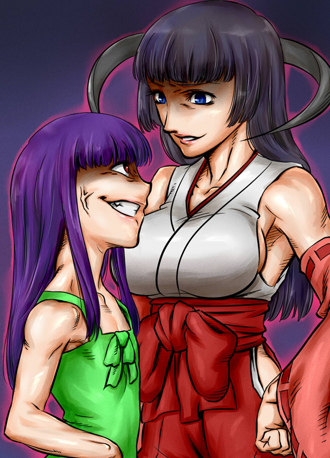 furude rika, hanyuu, frederica bernkastel, and featherine augustus aurora (higurashi no naku koro ni and 1 more) drawn by dynamite-kit