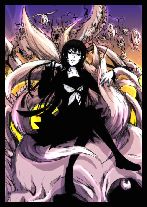 hagoromo gitsune (nurarihyon no mago) drawn by nfa_(tomo)