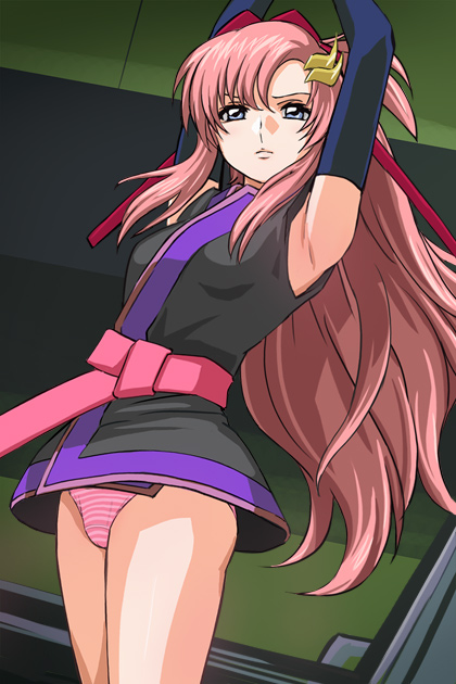 lacus clyne (gundam and 2 more) drawn by haruyama_kazunori