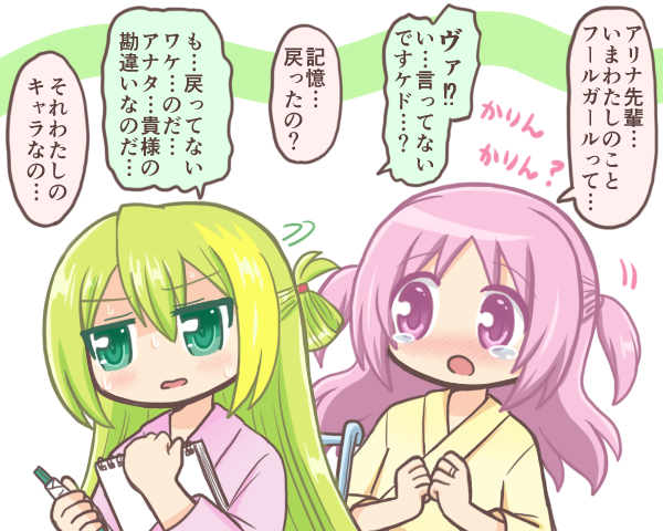alina gray and misono karin (mahou shoujo madoka magica and 1 more) drawn by reverse_(bluefencer)
