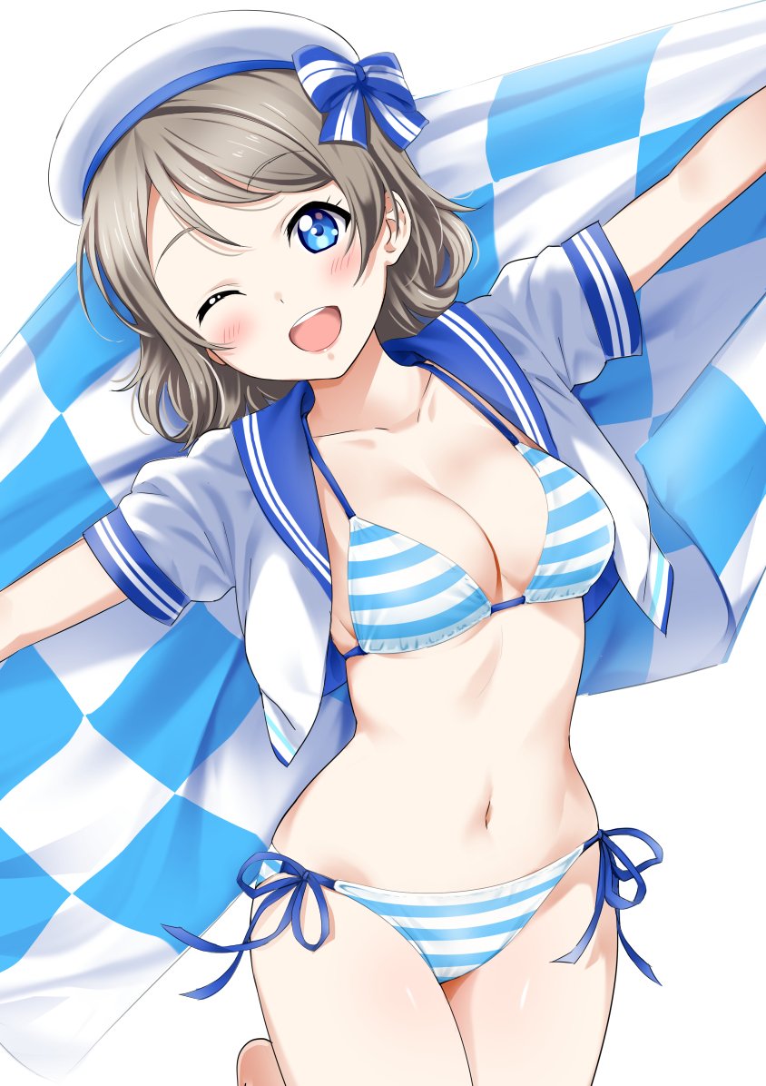 watanabe you (love live! and 1 more) drawn by sankuro_(agoitei)