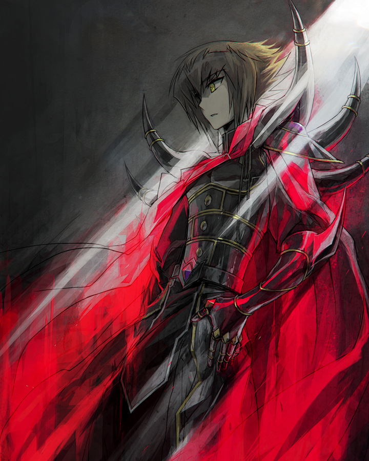 yuki judai and supreme king (yu-gi-oh! and 1 more) drawn by moribuden