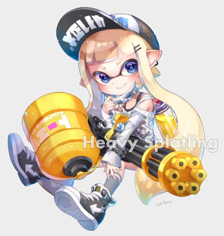 Inkling And Inkling Girl Splatoon And 1 More Drawn By Wataru W T R Ika Danbooru