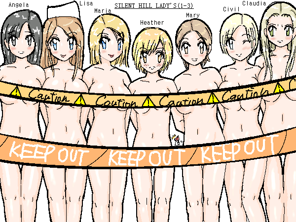 pyramid head, heather mason, maria, lisa garland, mary shepherd-sunderland, and 3 more (silent hill and 3 more)
