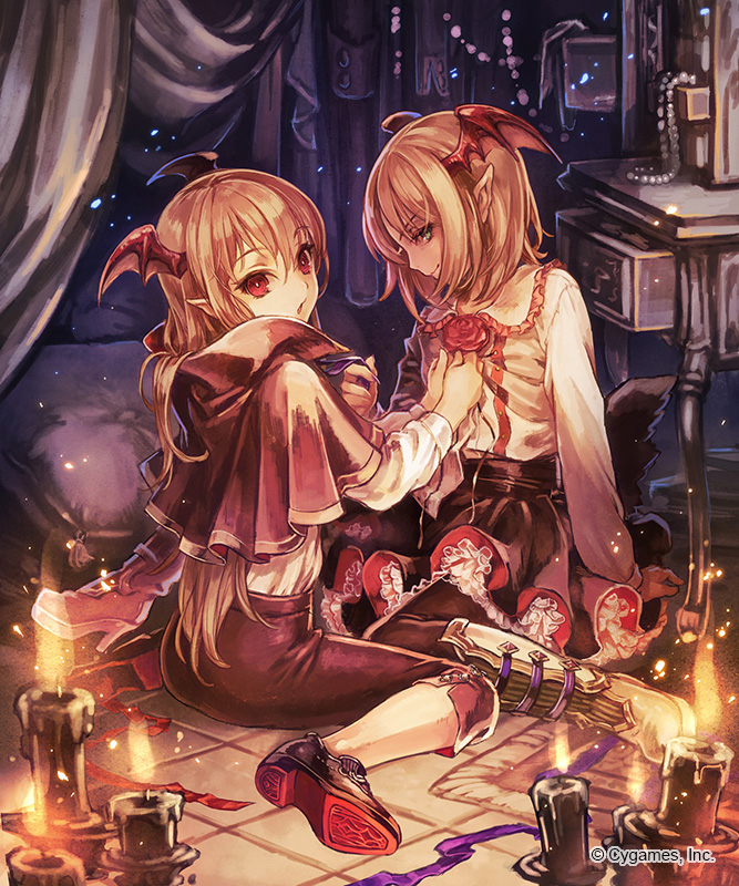 vampy and veight (shingeki no bahamut) drawn by mayoko_(sisqo_5003)