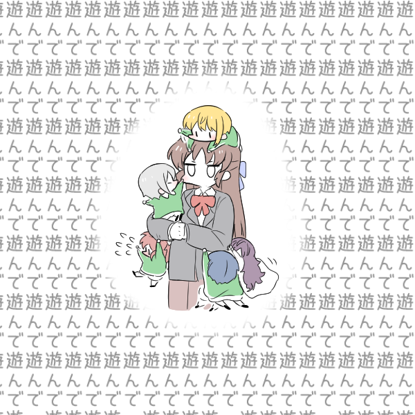 tachibana arisu, jougasaki mika, ichinose shiki, hayami kanade, miyamoto frederica, and 1 more (idolmaster and 1 more) drawn by bowwow_(hamju94)