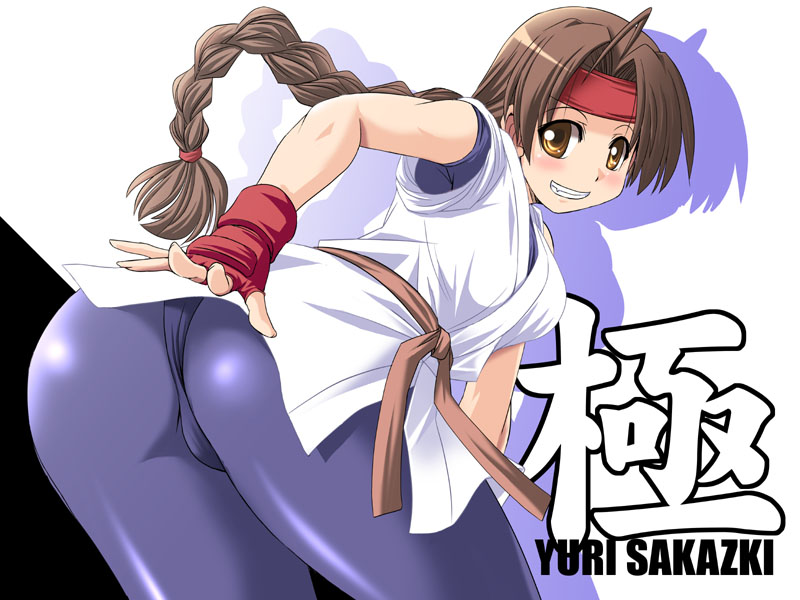 yuri sakazaki (the king of fighters and 1 more) drawn by tonpuu