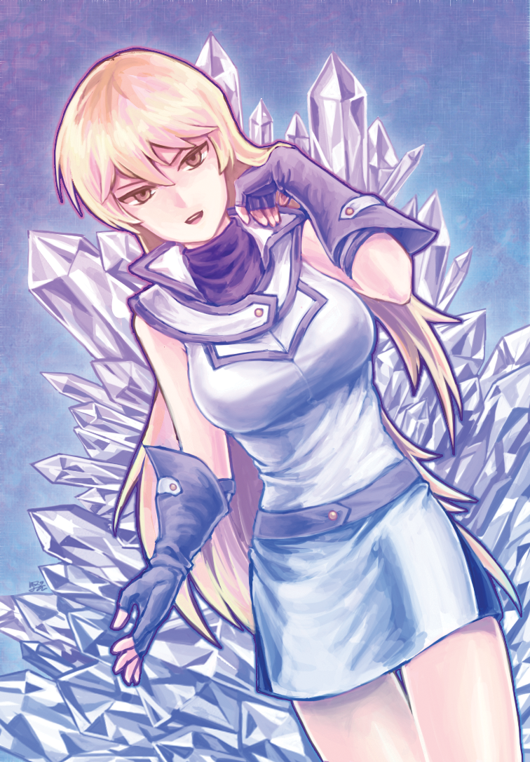 tenjouin asuka (yu-gi-oh! and 1 more) drawn by aken