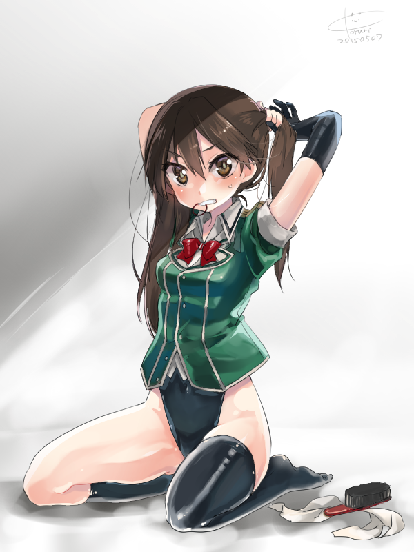 tone and tone kai ni (kantai collection) drawn by koruri